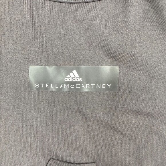 Adidas x Stella McCartney Tee Shirt Lycra FitSense‎ Training Gray Size 2XS - Picture 4 of 7